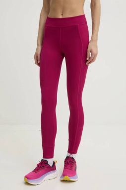 Tréningové legíny Reebok LUX Collection ružová farba, jednofarebné, 100214323