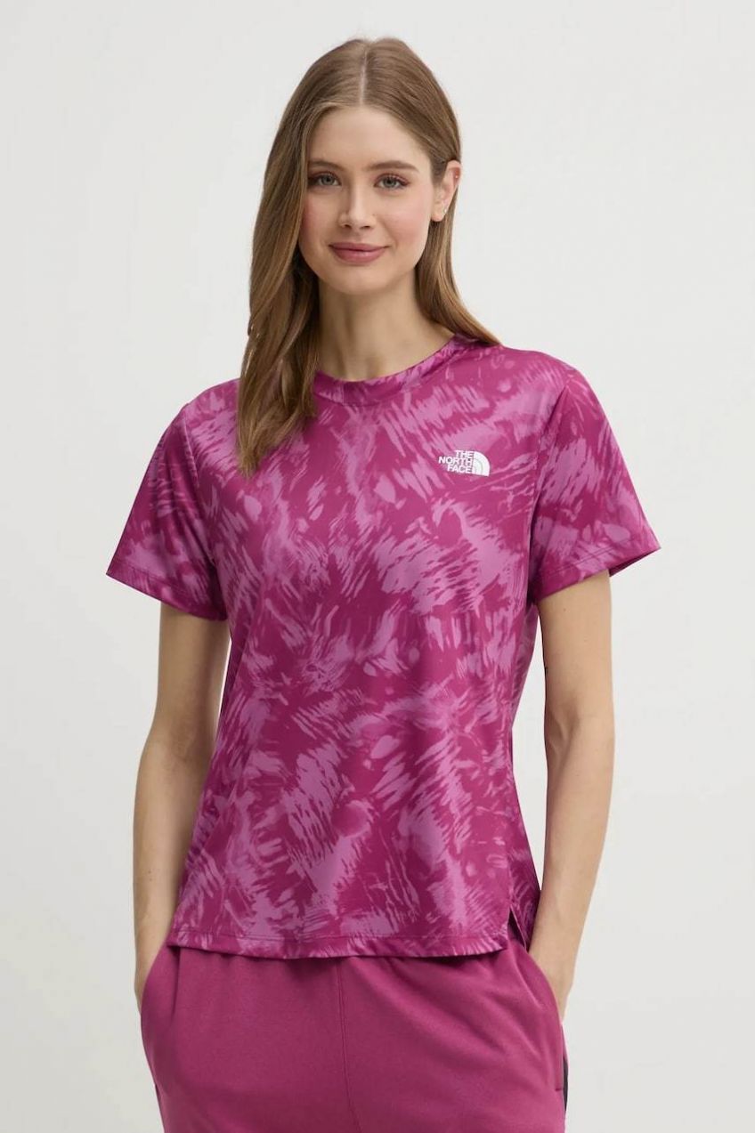 Športové tričko The North Face Flex fialová farba, NF0A8BQG85N1