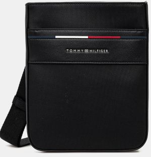 Malá taška Tommy Hilfiger čierna farba, AM0AM13197