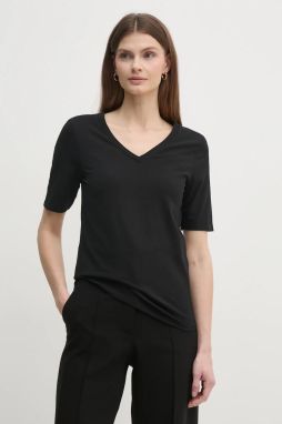 Tričko United Colors of Benetton dámske, čierna farba, 3ZQM3M078