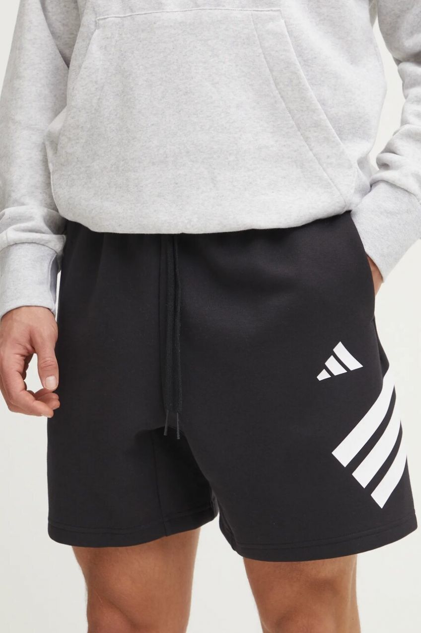 Šortky adidas Future Icons pánske, čierna farba, JD4884
