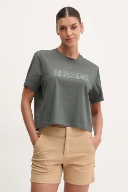 Tričko adidas TERREX Wild dámske, šedá farba, JI9156