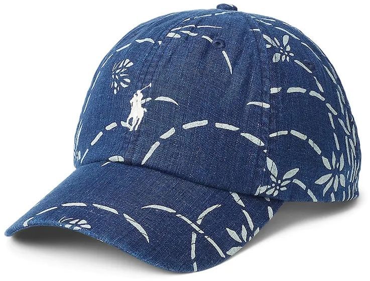 Plátenná čiapka Polo Ralph Lauren vzorovaná, 211967359