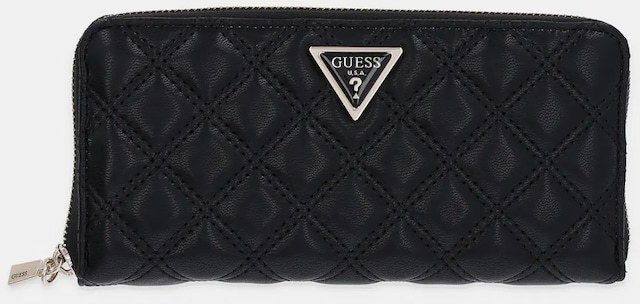 Peňaženka Guess GIULLY dámska, čierna farba, SWQG87 48146