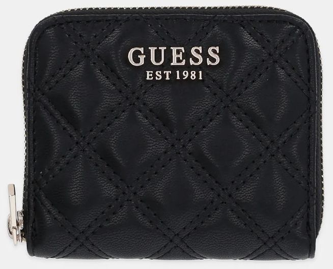 Peňaženka Guess GIULLY dámska, čierna farba, SWQG87 48137