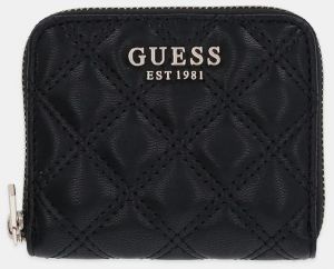 Peňaženka Guess GIULLY dámska, čierna farba, SWQG87 48137