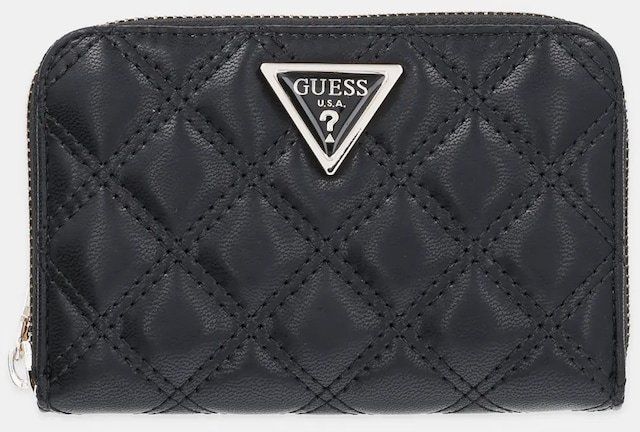 Peňaženka Guess GIULLY dámska, čierna farba, SWQG87 48140