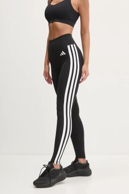 Tréningové legíny adidas Performance Essential čierna farba, s nášivkou, JD6545