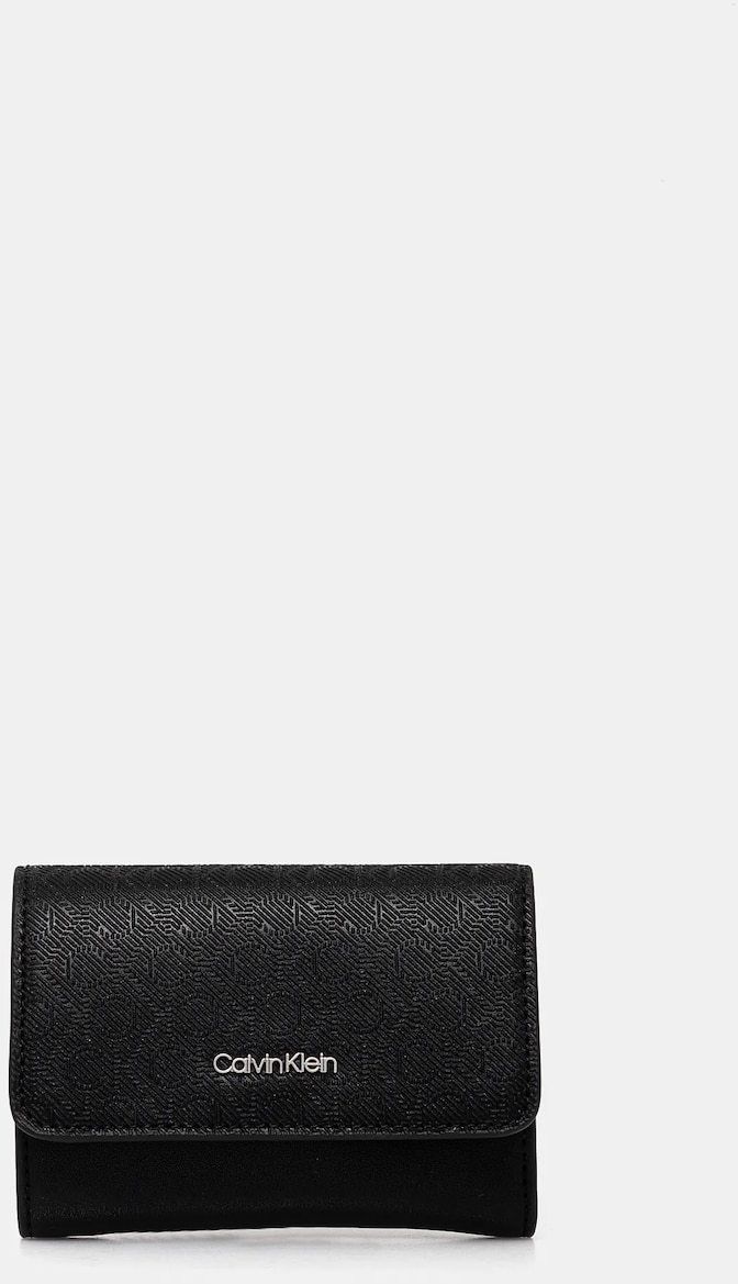 Peňaženka Calvin Klein dámska, čierna farba, K60K612939