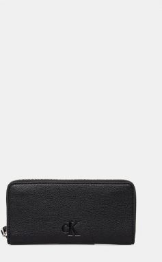 Peňaženka Calvin Klein Jeans dámska, čierna farba, LV04K1000G