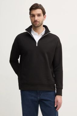 Mikina Calvin Klein pánska, čierna farba, jednofarebná, K10K114255