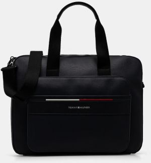 Taška na notebook Tommy Hilfiger tmavomodrá farba, AM0AM13198