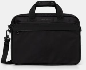 Taška na notebook Tommy Hilfiger čierna farba, AM0AM13186