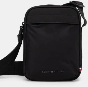 Malá taška Tommy Hilfiger čierna farba, AM0AM13185