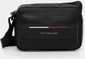 Malá taška Tommy Hilfiger čierna farba, AM0AM13199