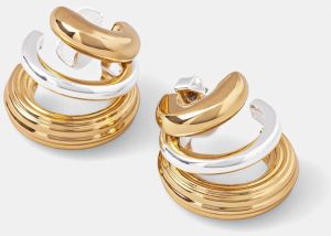 Náušnice Tory Burch Triple Hoop 164607-700