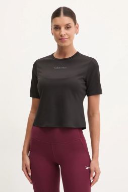 Tréningové tričko Calvin Klein Performance čierna farba, LVGWS4K238