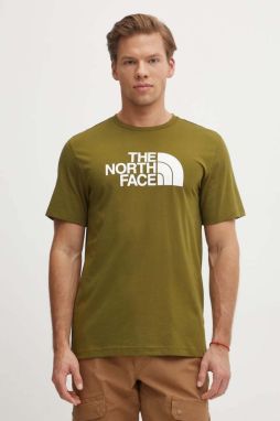 Tričko The North Face Easy pánske, zelená farba, s potlačou, NF0A8A6CTOE1
