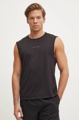 Tréningové tričko Calvin Klein Performance čierna farba, LVGMS5K165