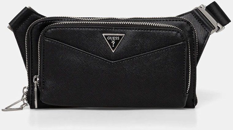 Malá taška Guess SIENA čierna farba, HMSISA P5114