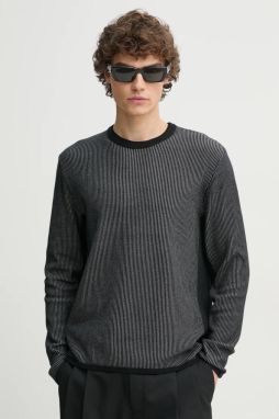 Sveter Rag & Bone pánsky, čierna farba, tenký, MBS23S011UC11
