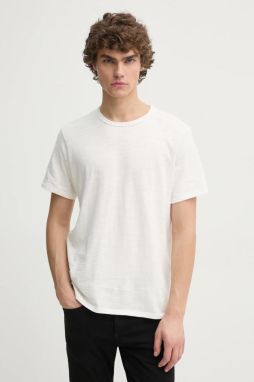 Bavlnené tričko Rag & Bone pánske, biela farba, jednofarebné, M000T046G