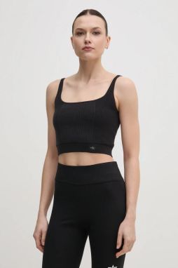 Top Calvin Klein Jeans dámske, čierna farba, J20J225227