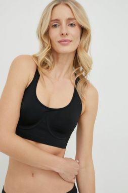 Podprsenka Calvin Klein Underwear čierna farba, jednofarebná