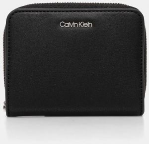 Peňaženka Calvin Klein dámska, čierna farba, K60K611937