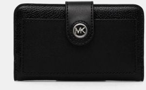 Kožená peňaženka MICHAEL Michael Kors dámsky, hnedá farba, 32S4S0KF6L