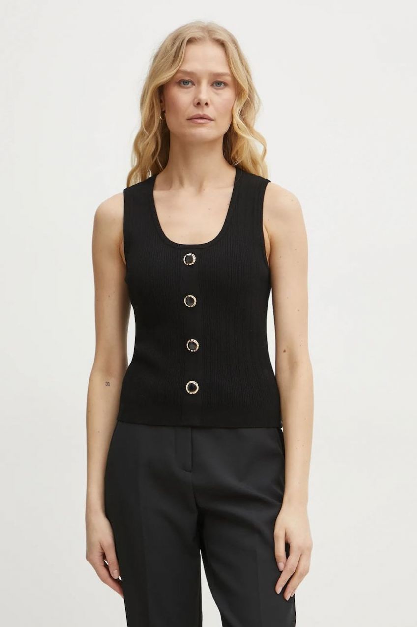 Top Twinset dámske, čierna farba, 251TP3492