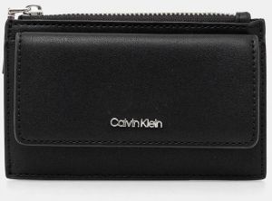 Peňaženka Calvin Klein dámska, čierna farba, K60K612941