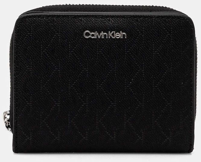 Peňaženka Calvin Klein dámska, čierna farba, K60K612942