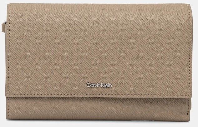 Peňaženka Calvin Klein dámska, béžová farba, K60K612940