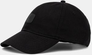 Bavlnená šiltovka Calvin Klein Jeans čierna farba, s nášivkou, LV04K5052G