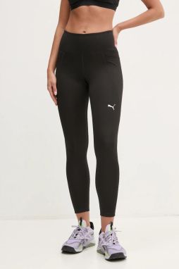 Tréningové legíny Puma Essentials čierna farba, jednofarebné, 525899