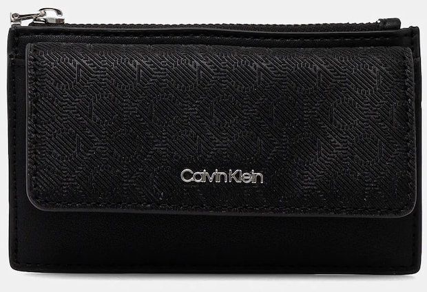 Peňaženka Calvin Klein dámska, čierna farba, K60K612949