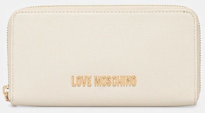 Peňaženka Love Moschino dámska, béžová farba, JC5700PP1