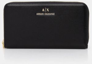 Peňaženka Armani Exchange dámska, čierna farba, XW000359 AF12040