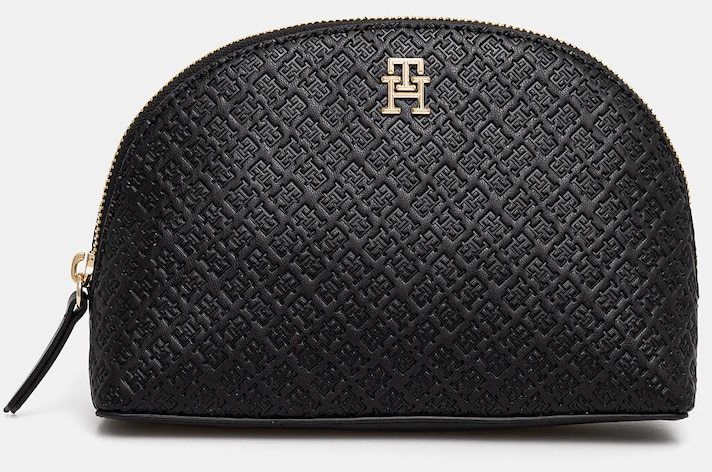 Kozmetická taška Tommy Hilfiger čierna farba, AW0AW17339