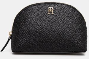 Kozmetická taška Tommy Hilfiger čierna farba, AW0AW17339