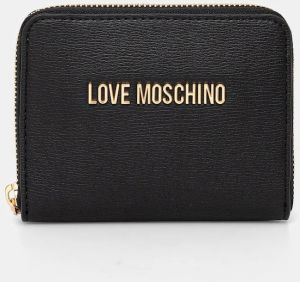 Peňaženka Love Moschino dámska, čierna farba, JC5702PP1