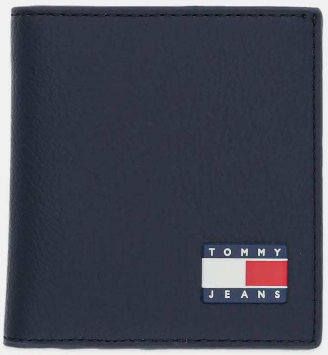 Peňaženka Tommy Jeans pánska, tmavomodrá farba, AM0AM13372