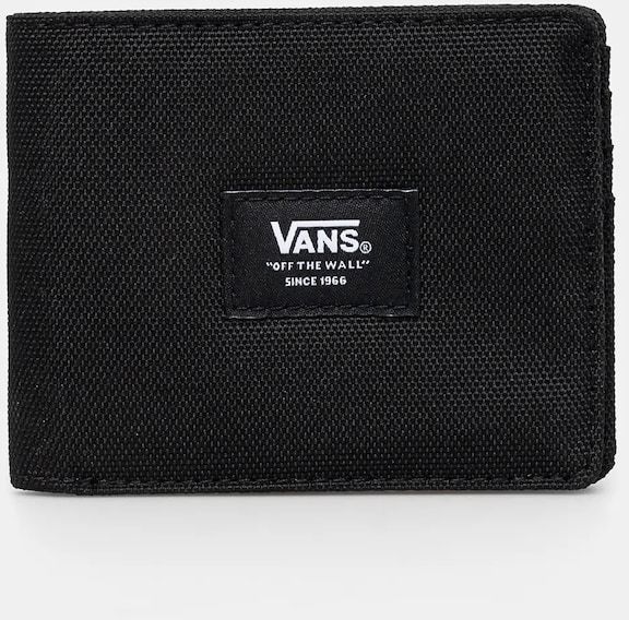 Peňaženka Vans pánska, čierna farba, VN000F0CBLK1