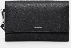 Peňaženka Calvin Klein dámsky, čierna farba, K60K612940