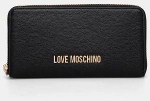 Peňaženka Love Moschino dámska, čierna farba, JC5700PP1