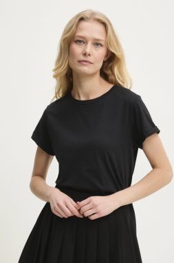 Bavlnené tričko Answear Lab dámske, čierna farba