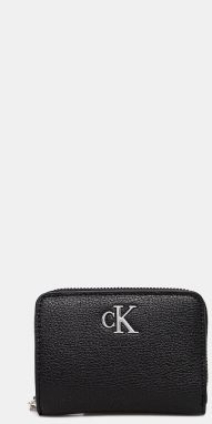 Peňaženka Calvin Klein Jeans dámska, čierna farba, LV04K1009G