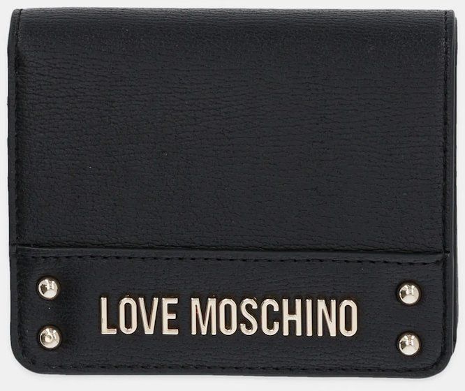 Peňaženka Love Moschino dámska, čierna farba, JC5703PP1