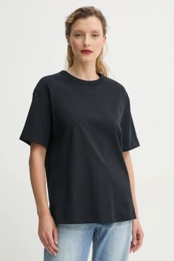 Bavlnené tričko Levi's TABOR TEE dámske, čierna farba, 001HI